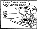 The First Peanuts Comic - click for more