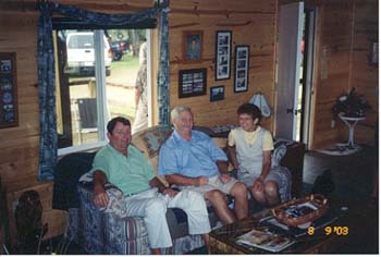 Chuck Dudley, Dick Chambers & Joyce Dudley