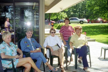 Marilyn Kosola, Carolyn Christensen, Sally Dahl, Joanne DeBellis and Marlene (Tonni) Schultz